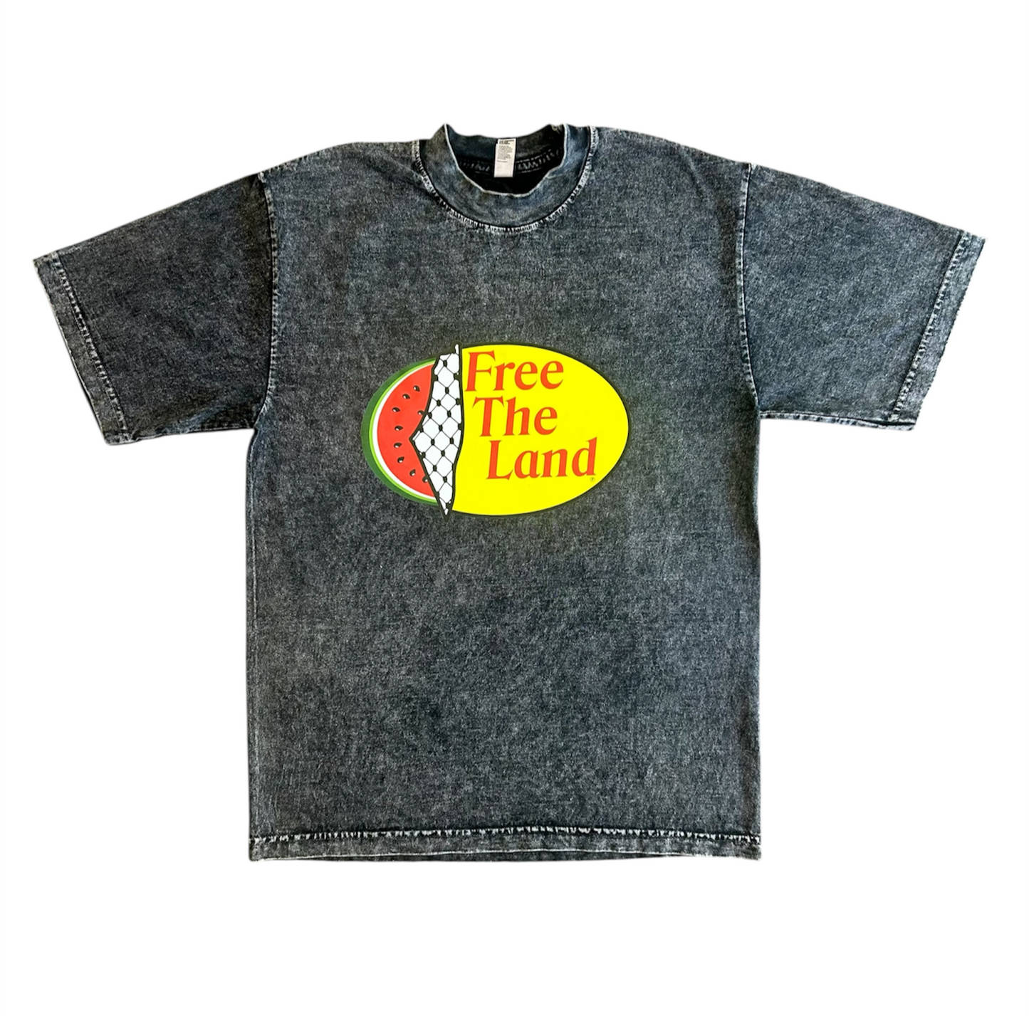 "Free The Land" Mineral Wash Tee
